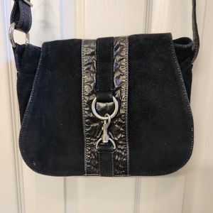Jana feifer suede and leather bag